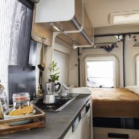 Küche mit Gas auch im Camper!