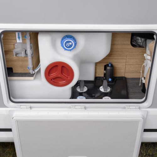 Zusätzlicher Abwassertank/Grauwassertank nachträglich eingebaut